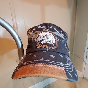 Pit Bull Premium Vintage Eagle& Stars Ballcap
